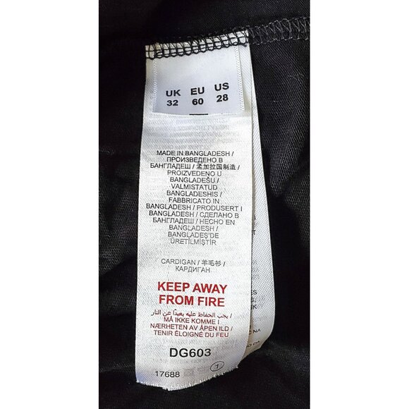 CAPSULE WOMENS BLACK CARDIGAN SIZE 28 NWT - Picture 7 of 7